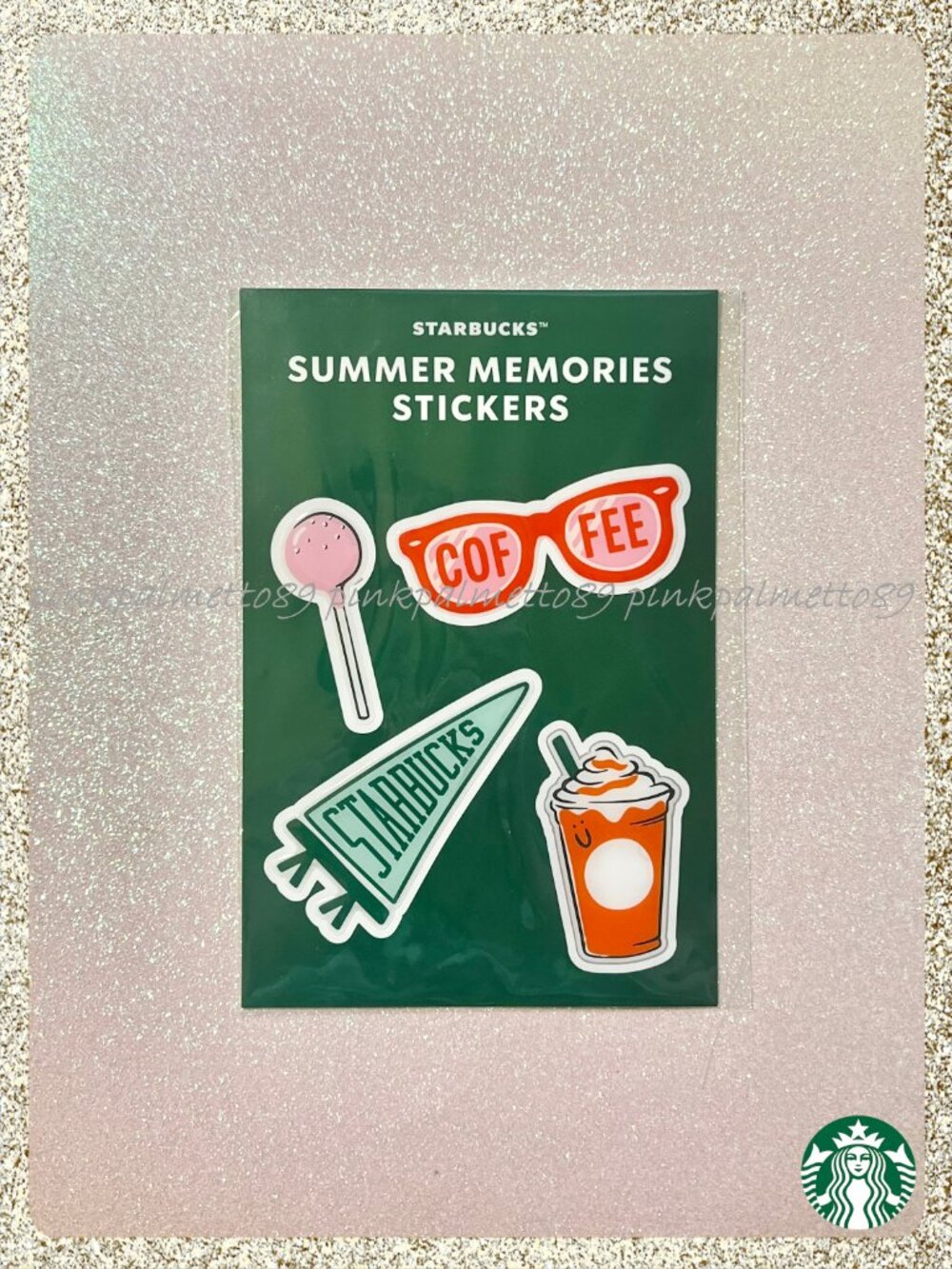 ✨💚 NWT 2026 Starbucks Road Trip Summer Memories Stickers Pack